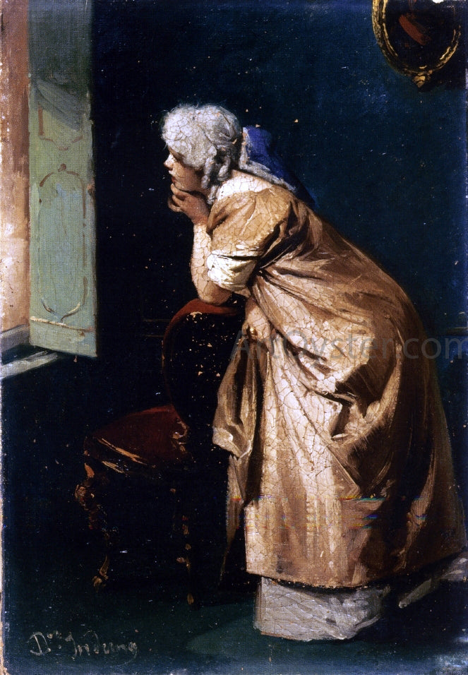 Domenico Induno Anticipation - Canvas Print