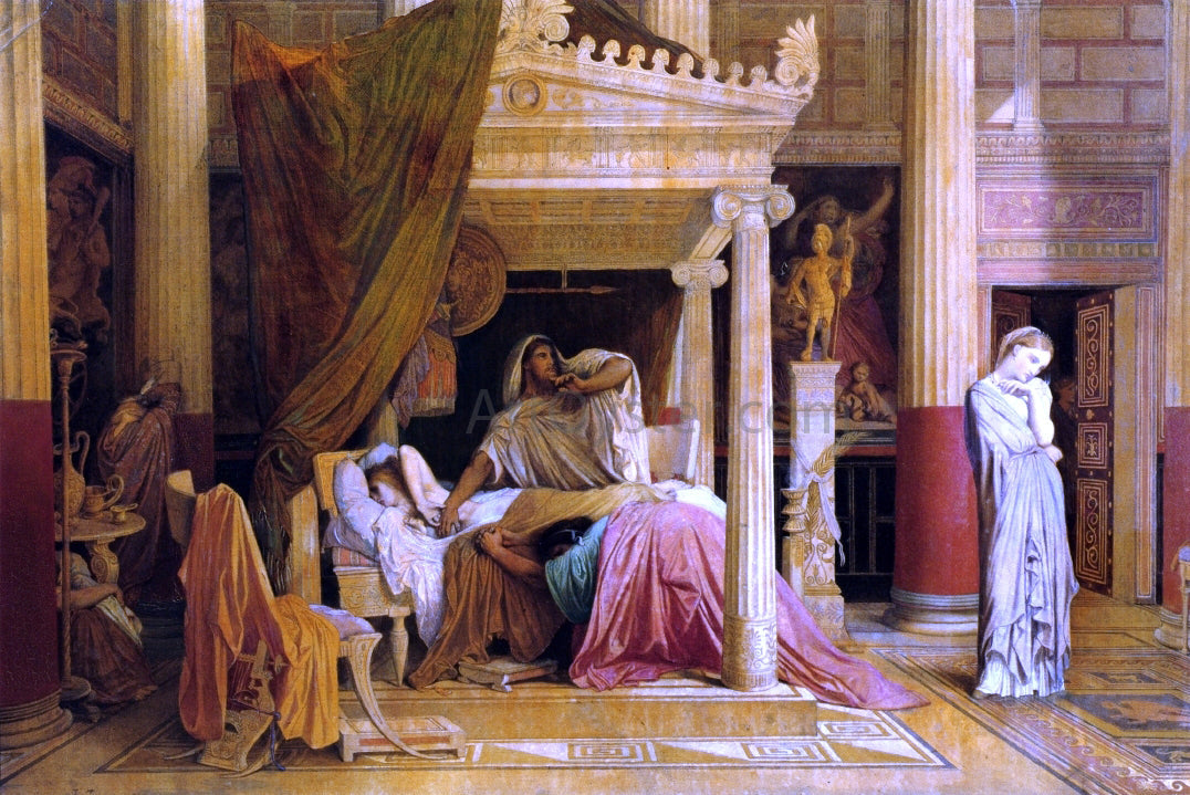 Jean-Auguste-Dominique Ingres Antiochus and Stratonice - Canvas Print