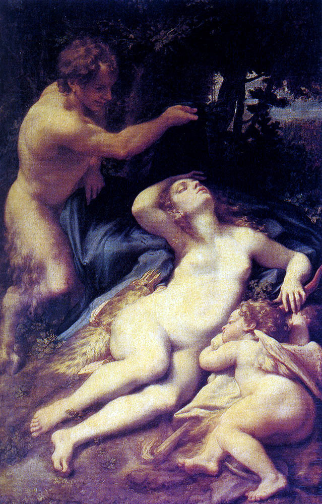 Correggio Antiope - Canvas Print