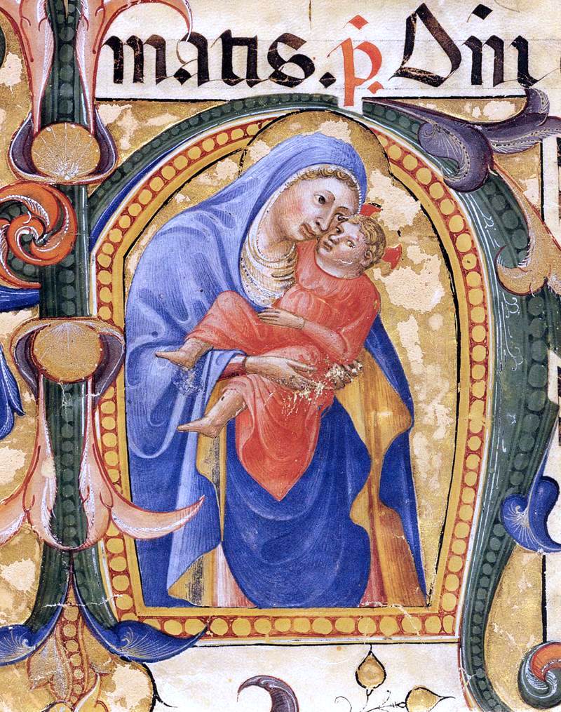 Bartolomeo Di Fruosino Antiphonary (Cod. B, folio 148) - Canvas Print