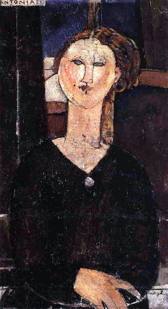 Amedeo Modigliani Antonia - Canvas Print