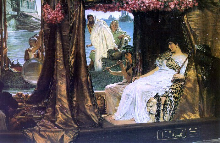 Sir Lawrence Alma-Tadema Antony and Cleopatra - Canvas Print