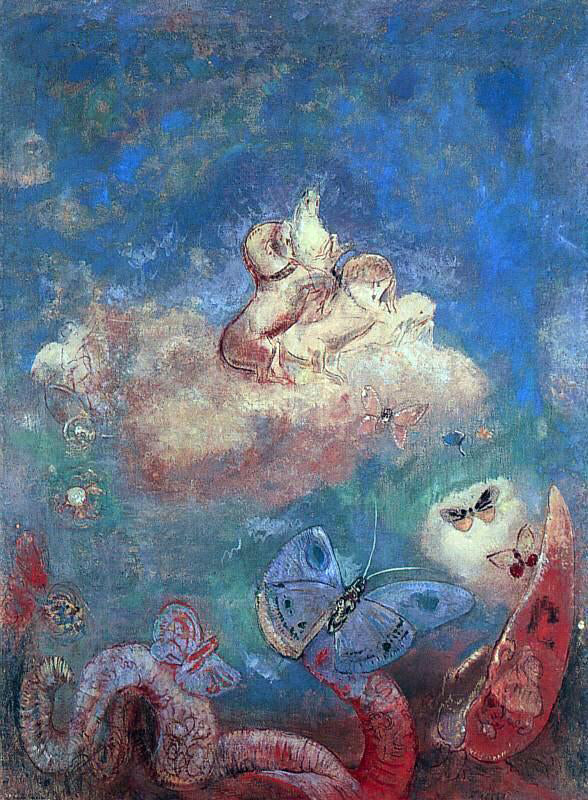 Odilon Redon Apollo's Chariot - Canvas Print
