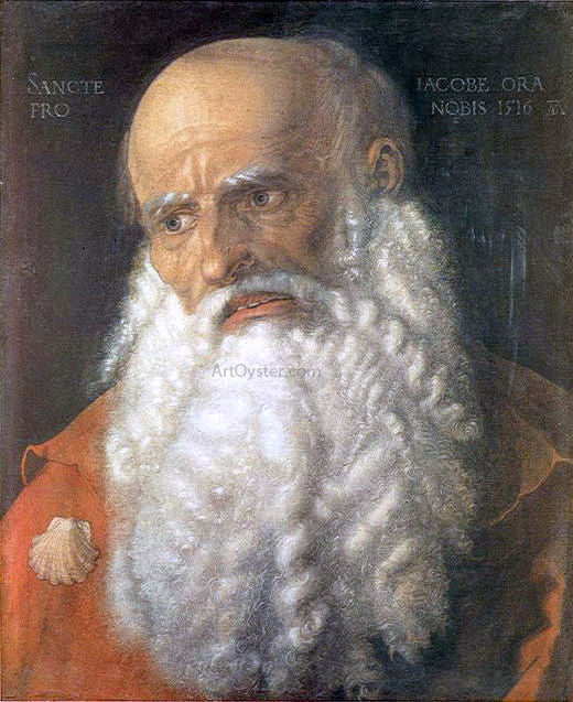 Albrecht Durer Apostle James - Canvas Print