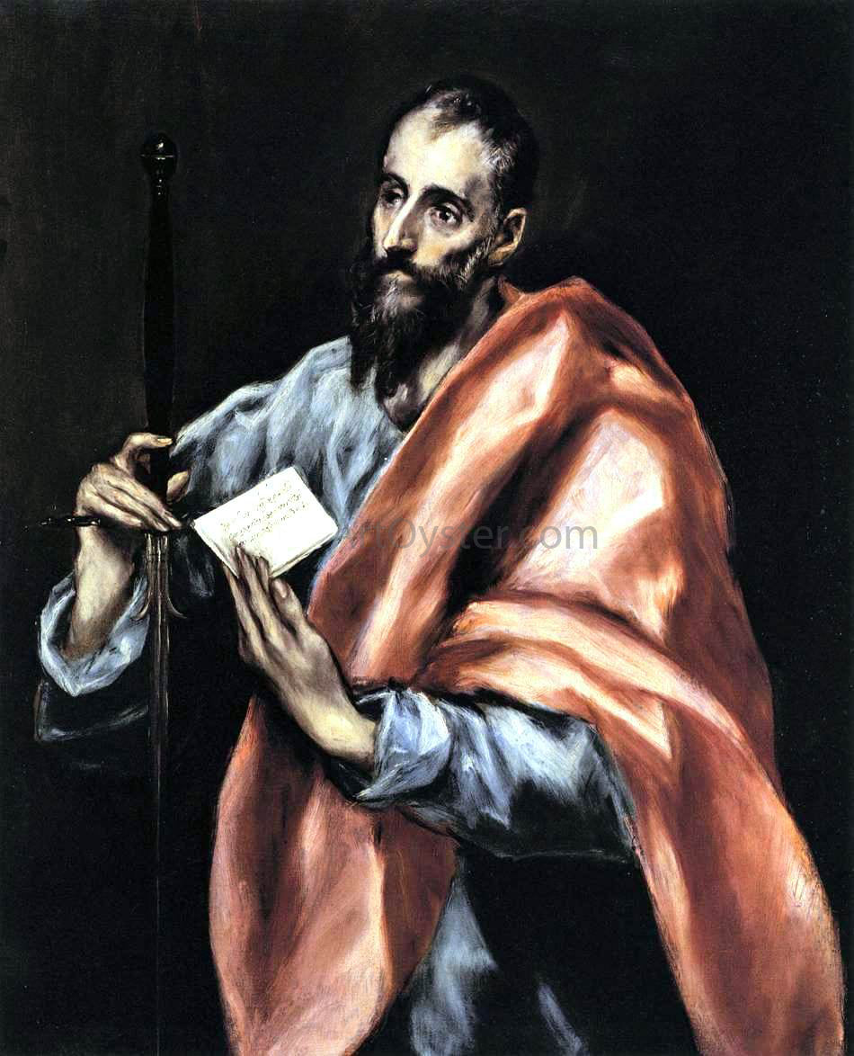 El Greco Apostle St Paul - Canvas Print