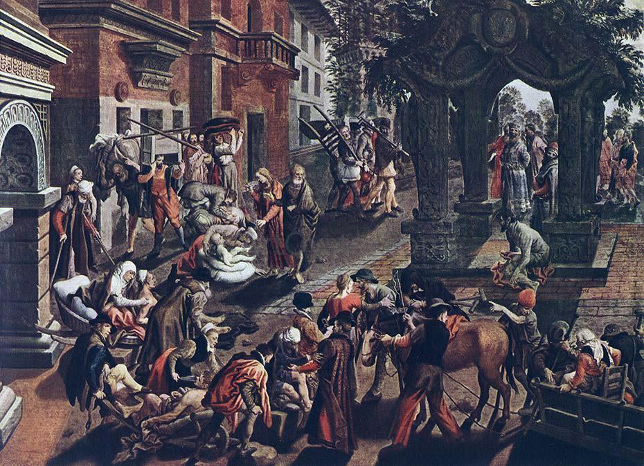 Pieter Aertsen Apostles Peter and John - Canvas Print