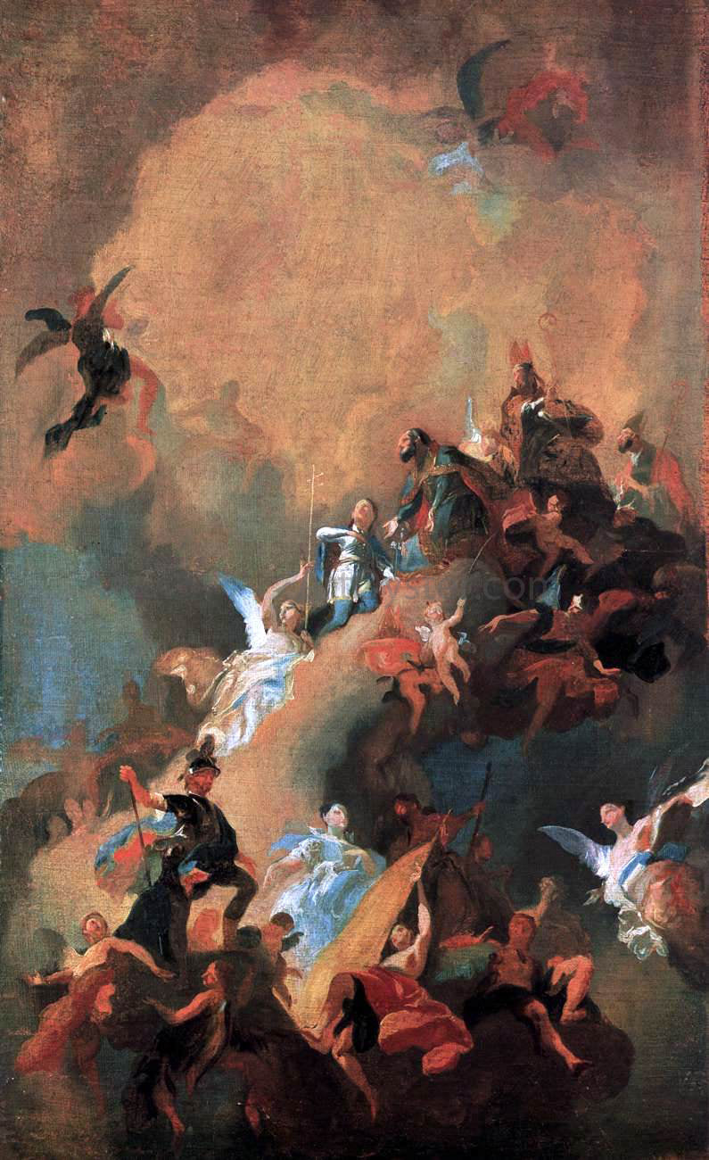 Franz Anton Maulbertsch Apotheosis of a Hungarian Saint - Canvas Print
