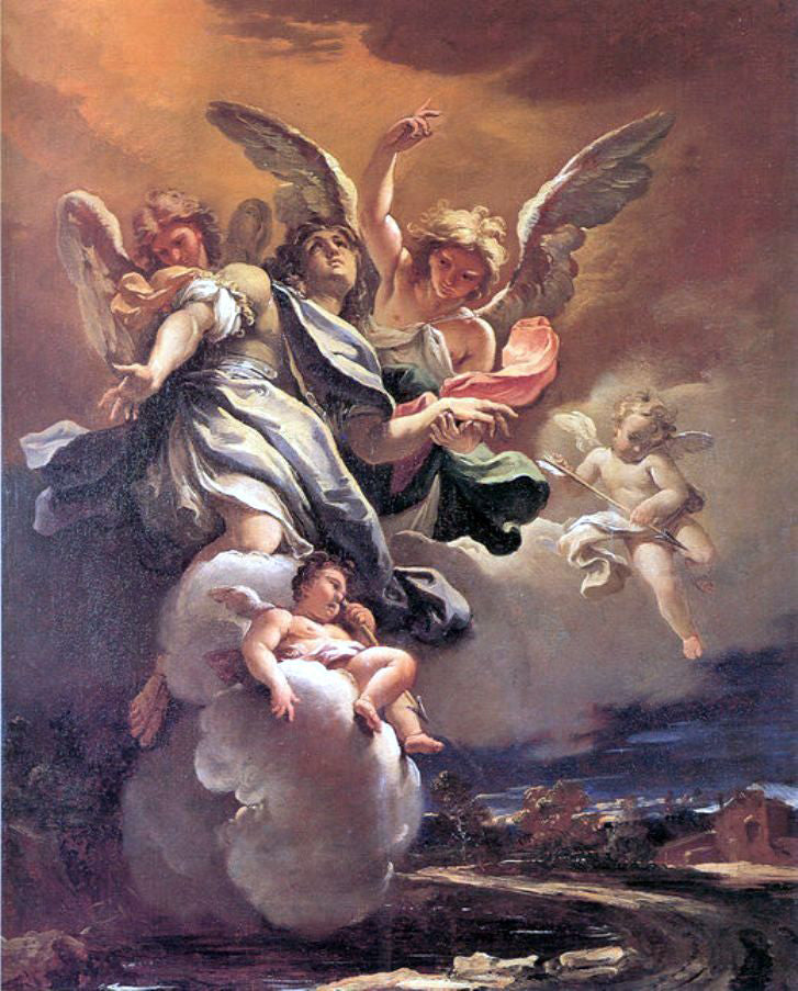Sebastiano Ricci Apotheosis of St Sebastian - Canvas Print