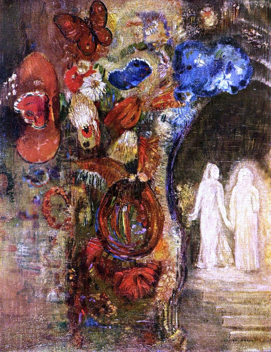 Odilon Redon Apparition - Canvas Print