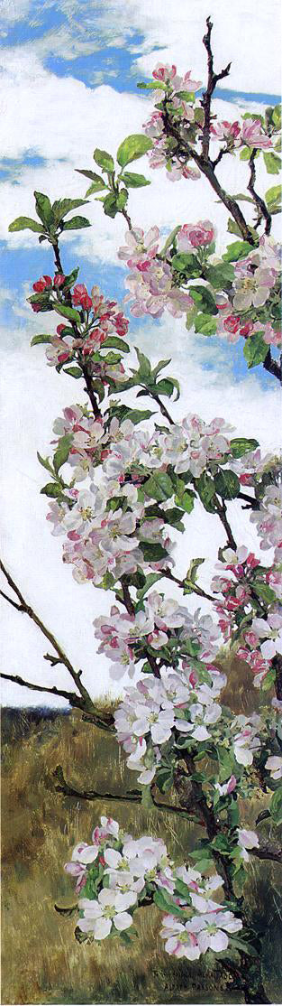 Alfred R.A. P.R.W.S. Apple Blossoms - Canvas Print