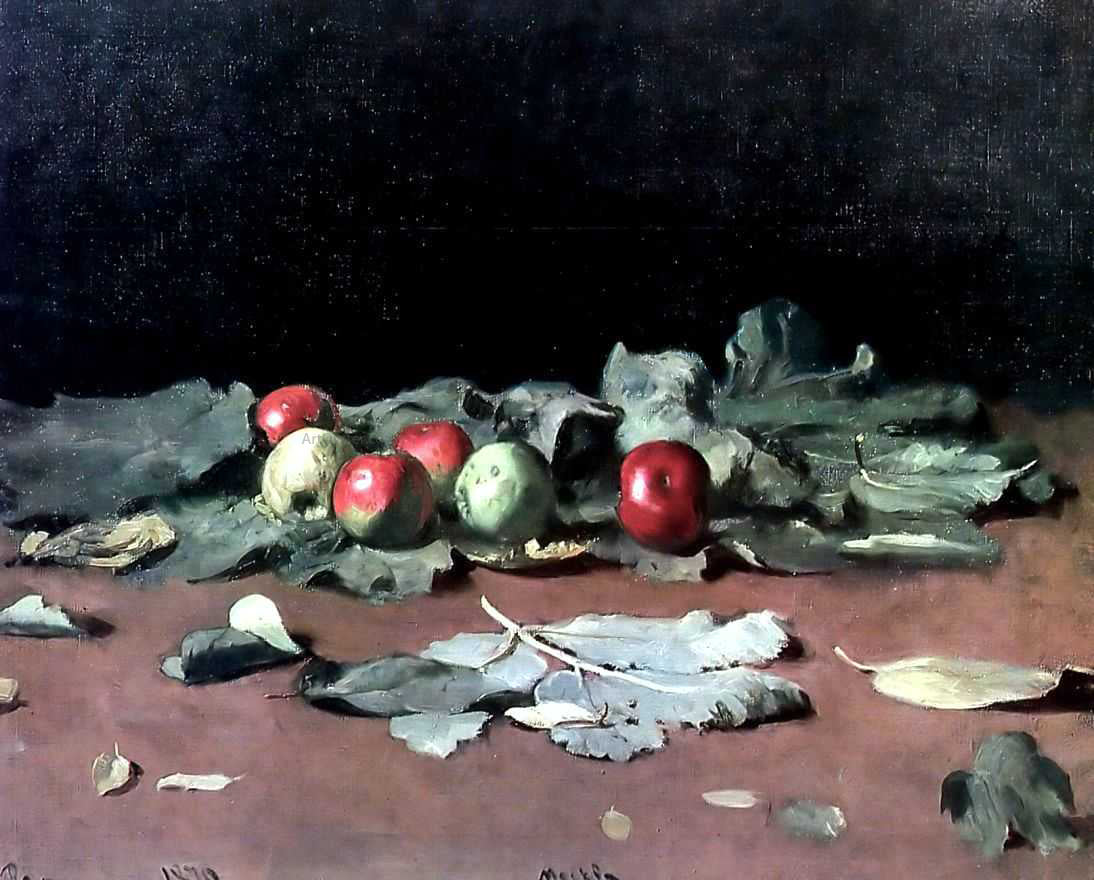 Ilia Efimovich Repin Apples and Leaves - Canvas Print