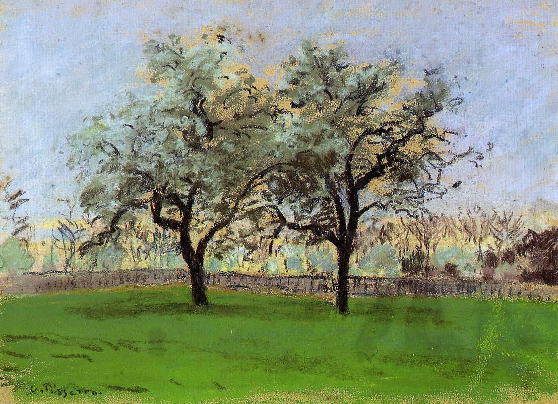 Camille Pissarro Apples Trees at Pontoise - Canvas Print