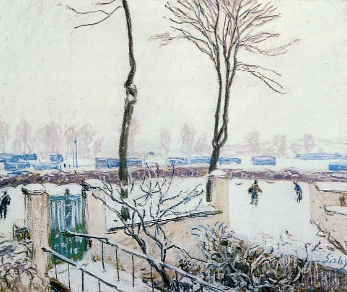 Alfred Sisley Approach to the Railway Station - Canvas Print