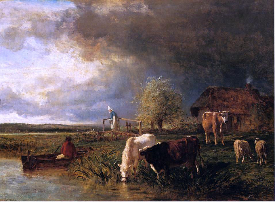 Constant Troyon Approaching Storm - Canvas Print