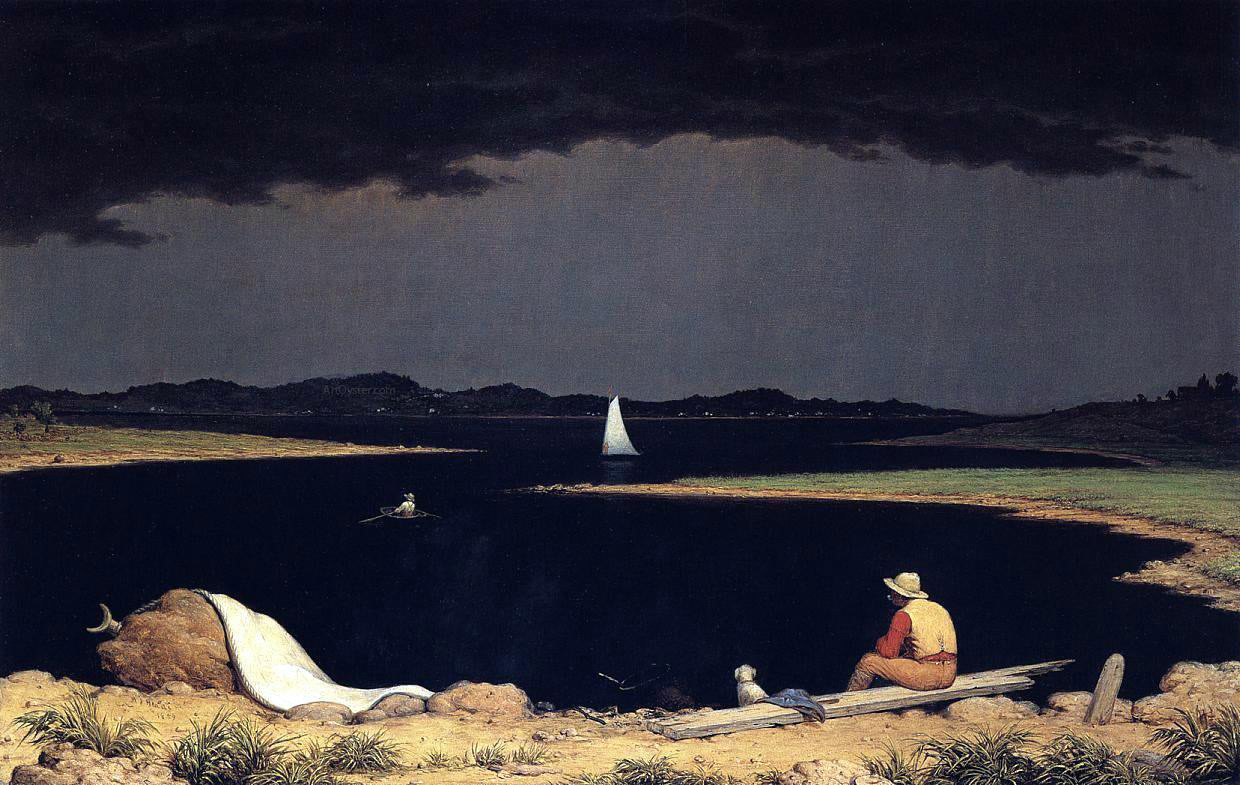 Martin Johnson Heade Approaching Thunder Storm - Canvas Print