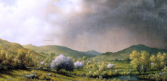 Martin Johnson Heade April Showers - Canvas Print