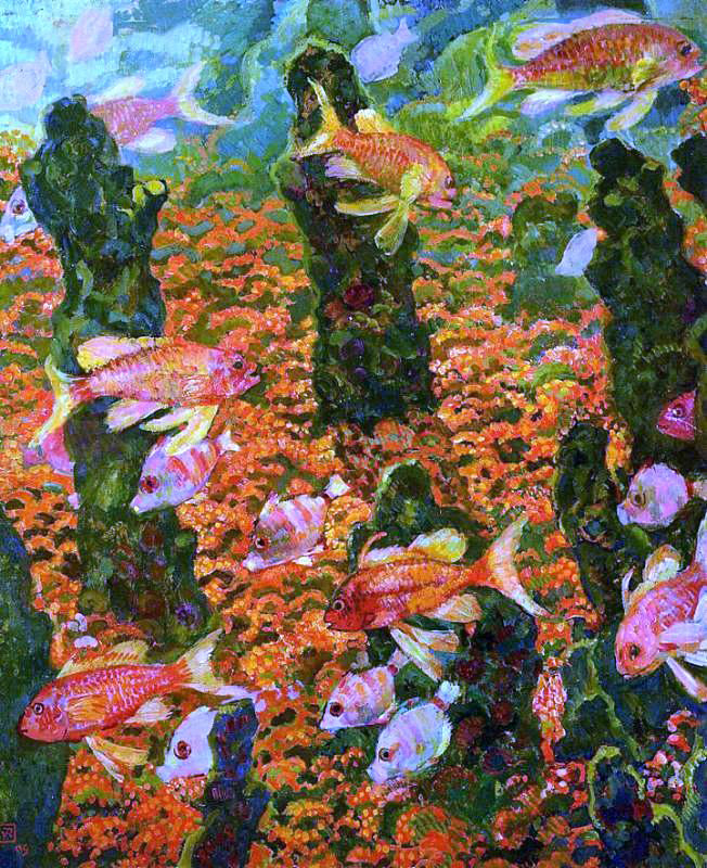 Theo Van Rysselberghe Aquarium - Canvas Print