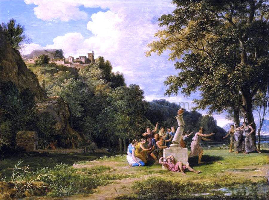 Pierre-Henri De Valenciennes Arcadian Landscape - Canvas Print