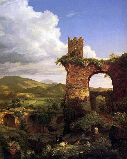 Thomas Cole Arch of Nero - Canvas Print