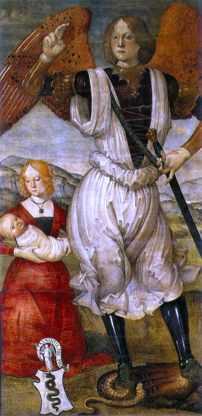 Bartolomeo della Gatta Archangel St Michael - Canvas Print
