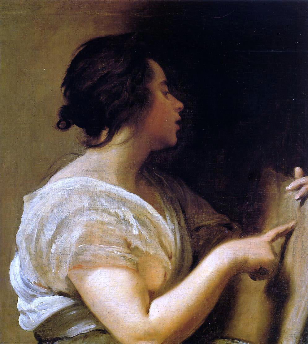 Diego Velazquez Archne (A Sybil) - Canvas Print