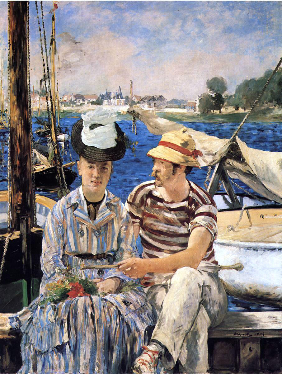 Edouard Manet Argenteuil - Canvas Print