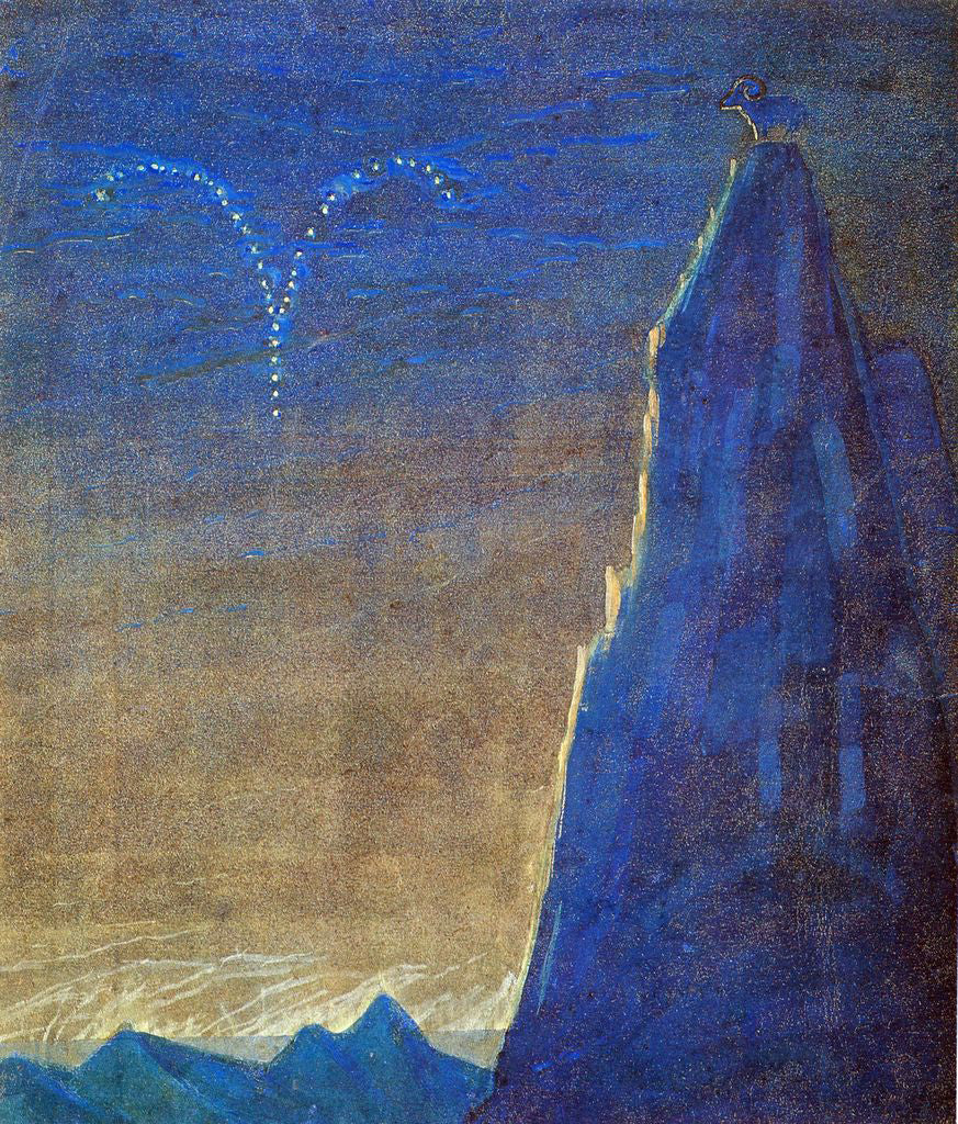 Mikalojus Ciurlionis Aries - Canvas Print