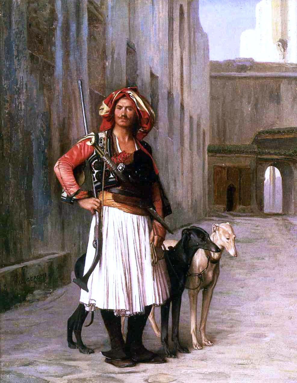 Jean-Leon Gerome Arnaut from Cairo - Canvas Print
