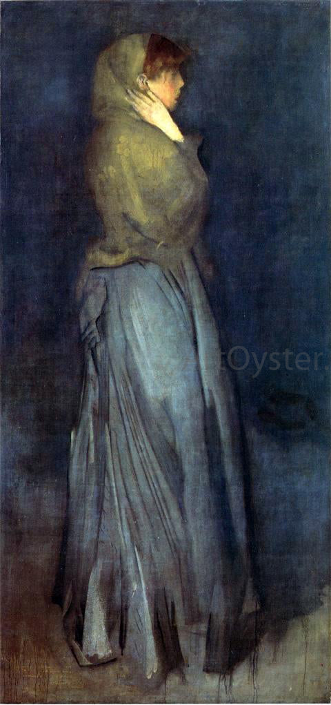James McNeill Whistler Arrangement in Yellow and Grey: Effie Deans - Canvas Print