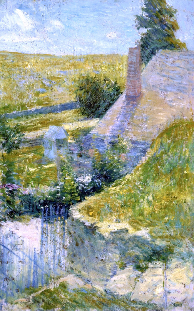 John Twachtman Artist's Home Seen from the Back - Canvas Print
