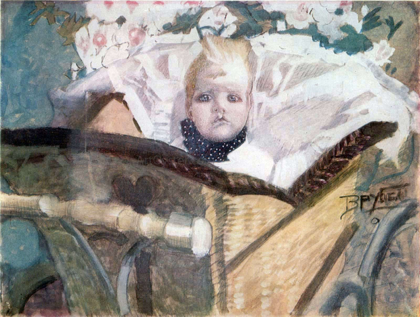 Michael Vrubel Artist's Son - Canvas Print