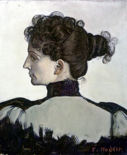 Ferdinand Hodler Artist's wife - Canvas Print