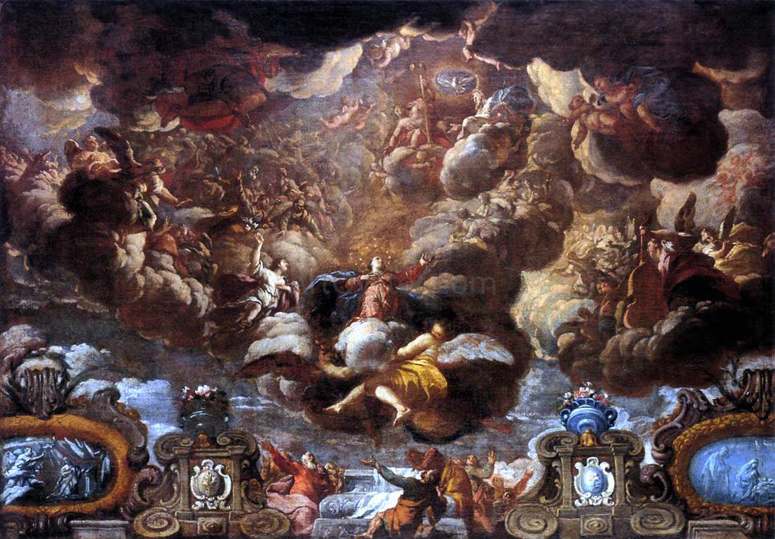 Acislo Antonio Palomino Assumption of the Virgin - Canvas Print
