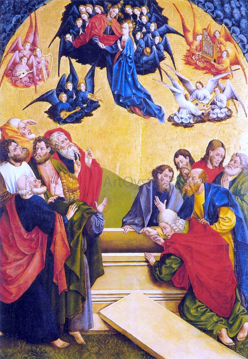 Johann Koerbecke Assumption of the Virgin - Canvas Print