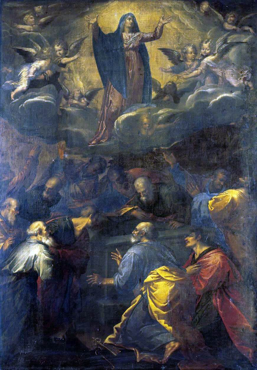 Girolamo Muziano Assumption of the Virgin - Canvas Print