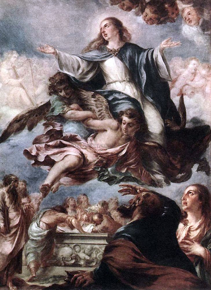 Juan De Valdes Leal Assumption of the Virgin - Canvas Print