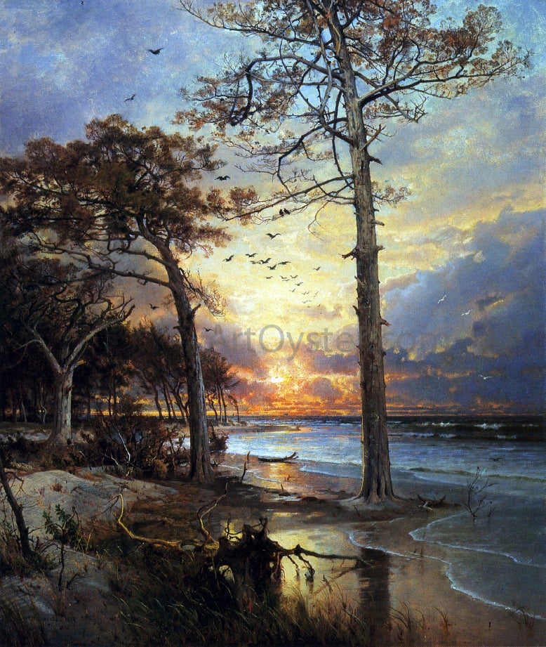 William Trost Richards At Atlantic City - Canvas Print
