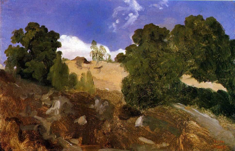 Jean-Baptiste-Camille Corot At Fontainebleau - Canvas Print