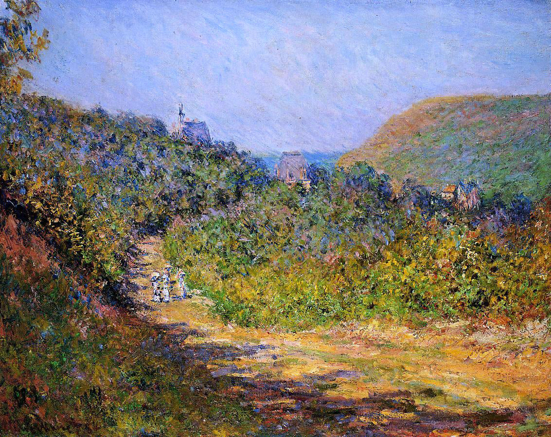 Claude Oscar Monet At Les Petit-Dalles - Canvas Print