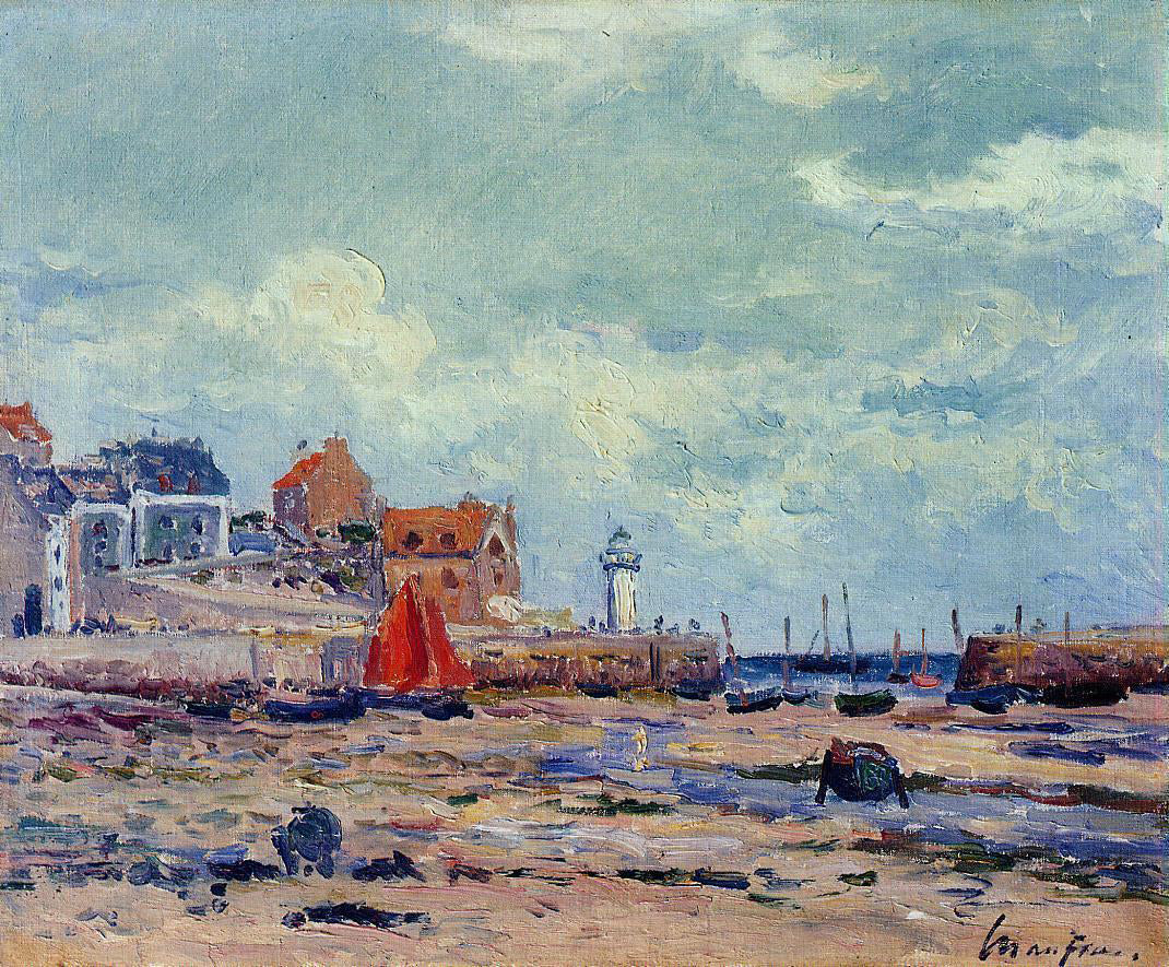 Maxime Maufra At Low Tide - Canvas Print