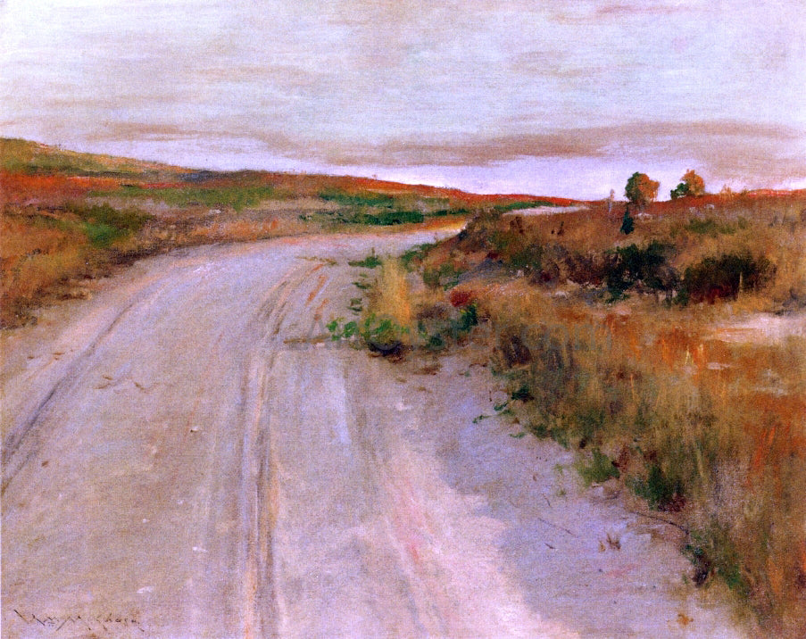 William Merritt Chase At Shinnecock Hills - Canvas Print