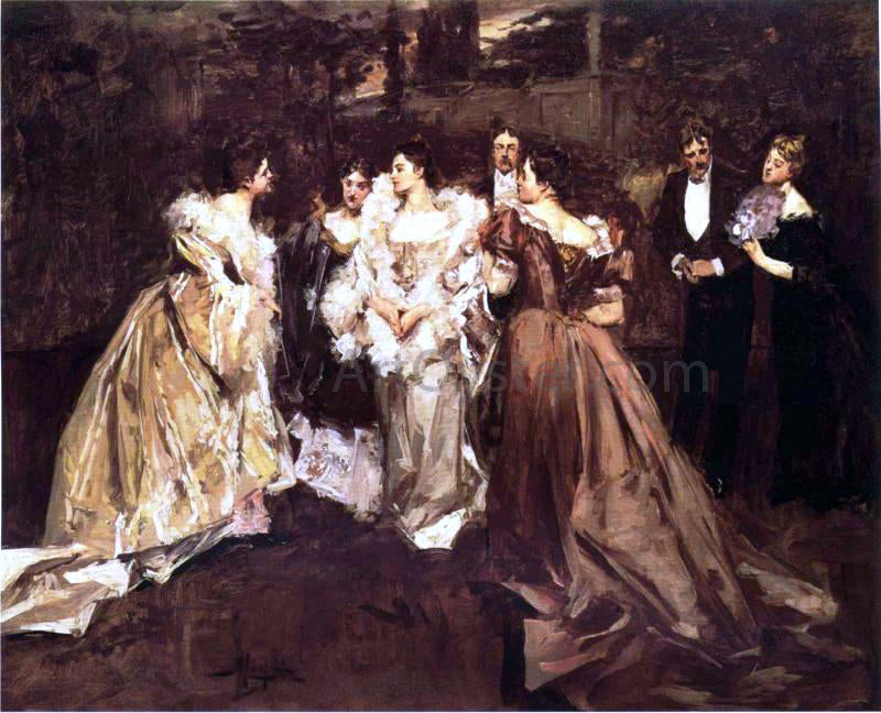 Albert B Wenzell At the Ball - Canvas Print