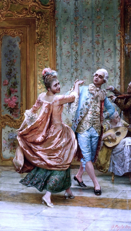 Gioacchino Pagliei At the Ball - Canvas Print