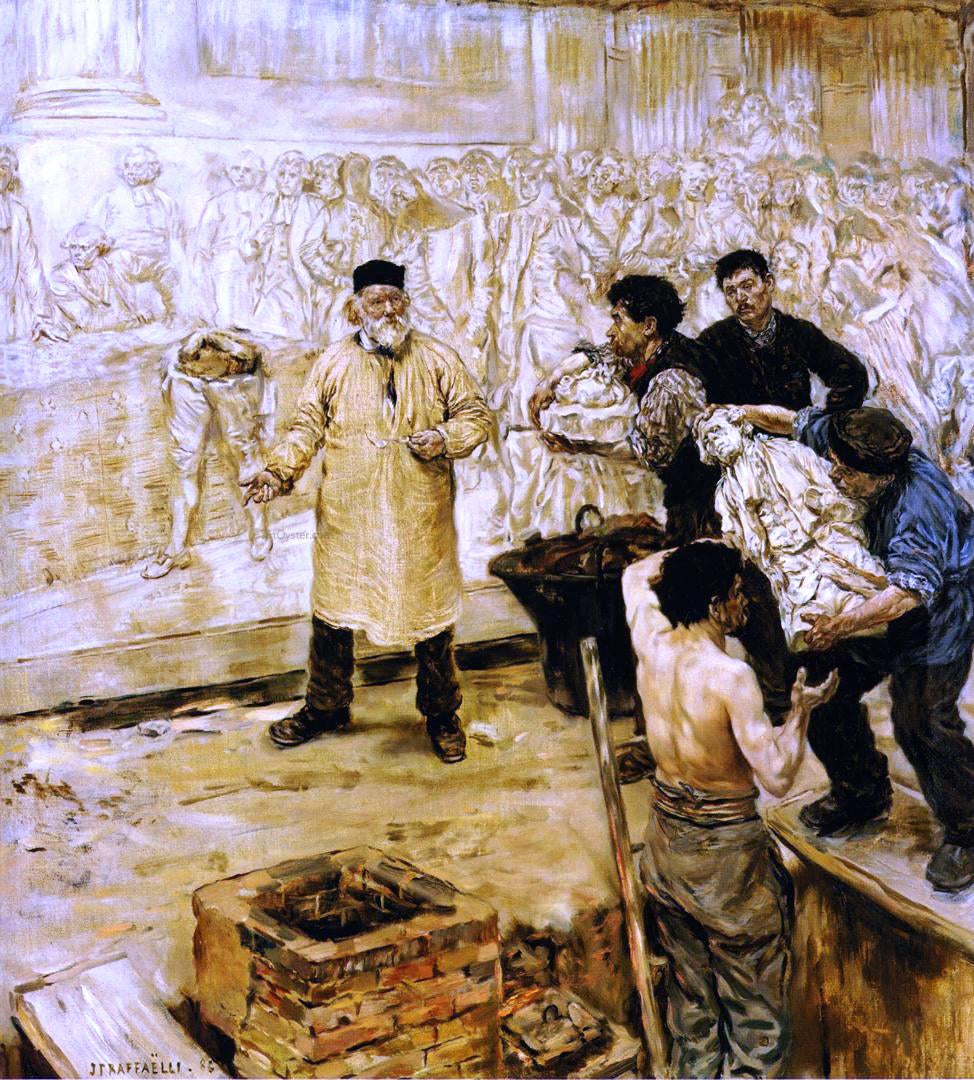 Jean-Francois Raffaelli At the Foundry - Canvas Print