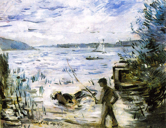Lovis Corinth At the Muritzsee - Canvas Print