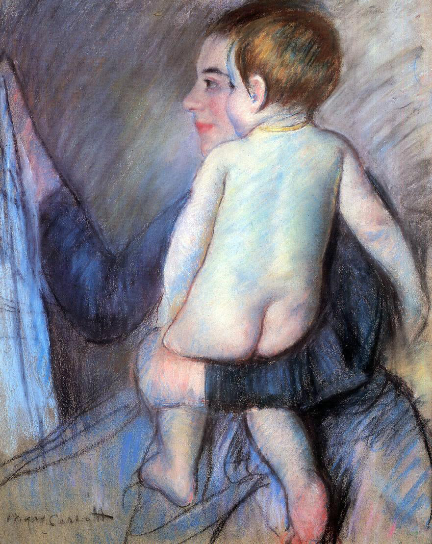 Mary Cassatt At the Window - Canvas Print
