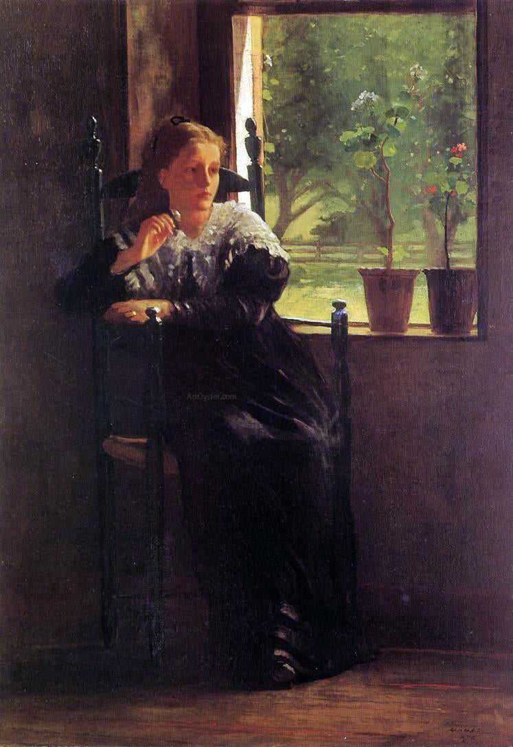 Winslow Homer At the Window - Canvas Print