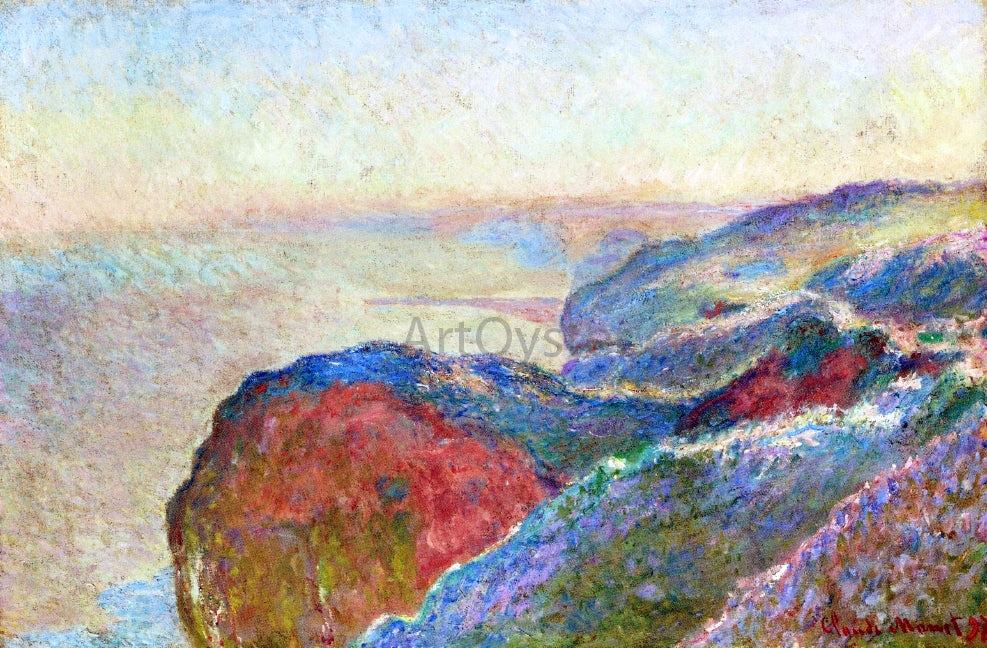 Claude Oscar Monet At Val Saint-Nicolas near Dieppe, Morning - Canvas Print