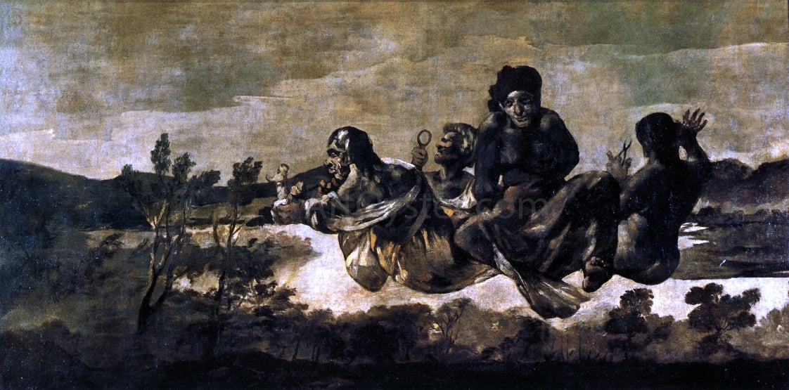 Francisco Jose de Goya Y Lucientes Atropos (also known as The Fates) - Canvas Print