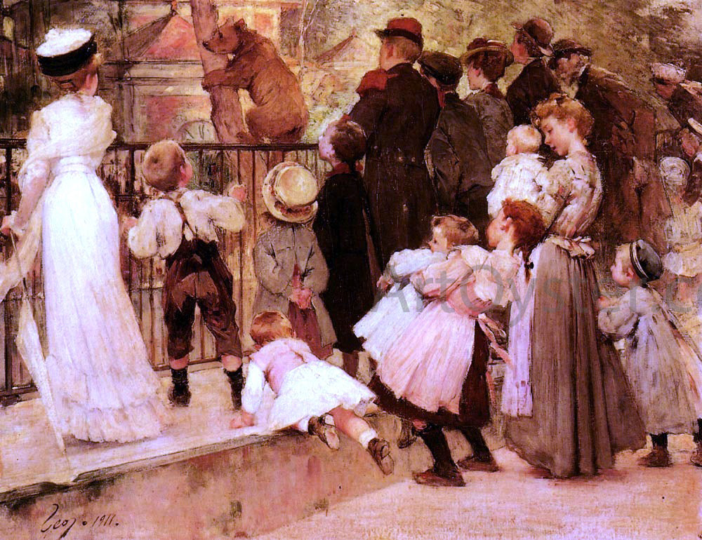 Henry Jean Geoffroy Au Jardin Des Plantes - Canvas Print